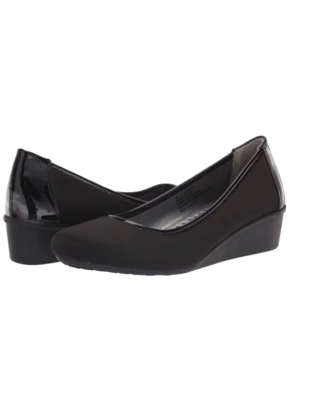LONDON FOG Chester Neoprene Dress Wedge Size 7.5 NEW # Box 631
